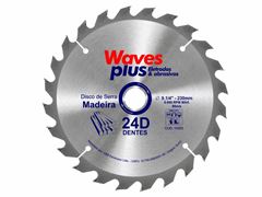 DISCO SERRA VIDEA 9.1/4” 24D PARA MADEIRA WAVES PLUS