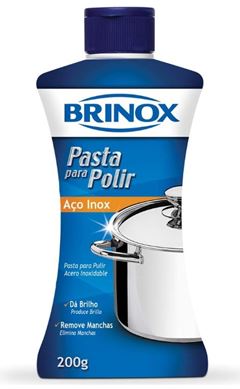 PASTA PARA POLIR ACO INOX 200G BRINOX