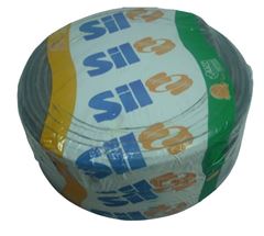 CABO FLEXIVEL 06.00MM PRETO COM 50 METROS SIL