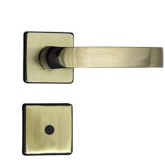 FECHADURA BANHEIRO 1700 RAVENA QUADRADO OXIDADO SILVANA