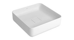 CUBA DE APOIO QUADRADA DECA 40CM BRANCO GELO