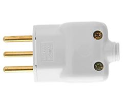 PINO MACHO 2P+T 10A CINZA 14050PCT C/10 ILUMI