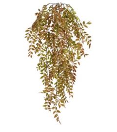 PLANTA ARTIFICIAL RUSCUS PENDURAR LARANJA OUTONO 85CM FLORARTE