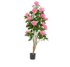 PLANTA ARTIFICIAL PAUPOLA REAL TOQUE C/POTE ROSA 1,4M FLORARTE