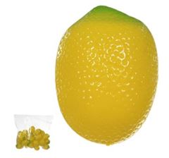 LIMAO PLASTICO DECORATIVO AMARELO 5CM FLORARTE