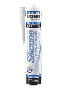 SILICONE ACETICO 256G BRANCO TEKBOND