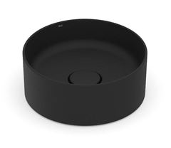 CUBA DE APOIO REDONDA 30CM TERRA MATTE BLACK ROCA