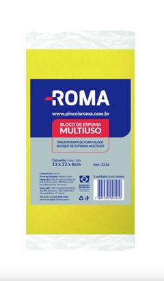 BLOCO ESPUMA 13X22X6CM ROMA