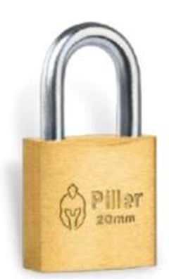 CADEADO ZAMAC 20MM PILLER