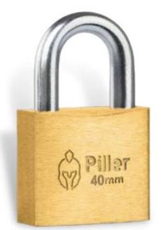 CADEADO ZAMAC 40MM PILLER