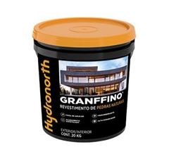REVESTIMENTO NATURAL GRANFFINO 20KG PRETO ONIX HYDRONORTH