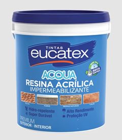 RESINA ACRILICA BASE AGUA 18L INCOLOR EUCATEX