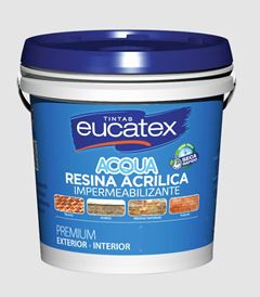 RESINA ACRILICA BASE AGUA 3,6L INCOLOR EUCATEX