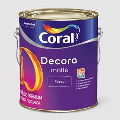 CORAL DECORA MATTE ACRILICO FOSCO 3,6L BRANCO