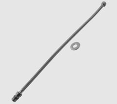 ENGATE FLEXIVEL TRANCADO 60CM INOX JADDEM