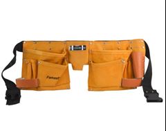 CINTO PARA PEDREIRO/CARPINTEIRO DUPLO COM 10 BOLSOS FAMASTIL