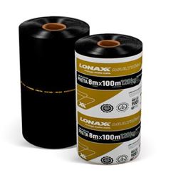 LONA PRETA 8X100M 120KG 150MC LONAX
