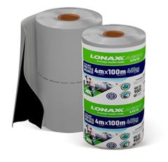 LONA PRETA/BRANCA UV 4X100M 48KG 120MC LONAX