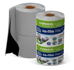 LONA PRETA/BRANCA UV 4X50M 24KG 120MC LONAX