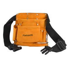 CINTO PARA PEDREIRO/CARPINTEIRO C/5 BOLSOS FAMASTIL