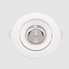 SPOT EMBUTIR REDONDO BRANCO 5W 6000K BRANCA FÊNIX KIAN