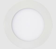 PLAFON LED ALUMINIO SOBREPOR REDONDO 12W 6500K BRANCA ECONOMAX KIAN