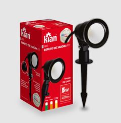 ESPETO DE JARDIM PRETO 05W VERDE KIAN