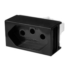 MÓDULO TOMADA 20A 250V PRETO LEV/SLIM ILUMI
