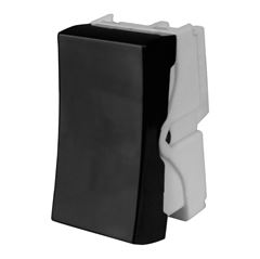 MÓDULO INTERRUPTOR SIMPLES 10A 250V PRETO LEV/SLIM ILUMI