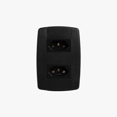 MÓDULO 2 TOMADAS SEPARADAS 20A 250V MONOBLOCO PRETO LEV ILUMI