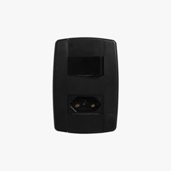 1 INTERRUPTOR SIMPLES+TOMADA 2P+T 10A PRETO LEV ILUMI