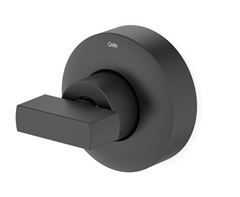 ACABAMENTO DE REGISTRO 1/2, 3/4 1” PRETO MATTE FLOW CELITE