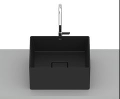 CUBA DE APOIO 30CM TERRA MATTE BLACK ROCA