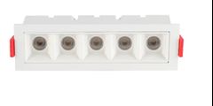 SPOT EMBUTIR RETANGULAR BRANCO 10W 3000K DOWNLIGHT LED EVON ASTRALED