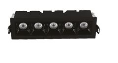 SPOT EMBUTIR RETANGULAR PRETO 10W 3000K DOWNLIGHT LED EVON ASTRALED