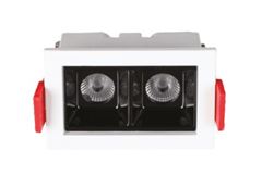 SPOT EMBUTIR RETANGULAR BRANCO 4W 3000K DOWNLIGHT LED EVON ASTRALED