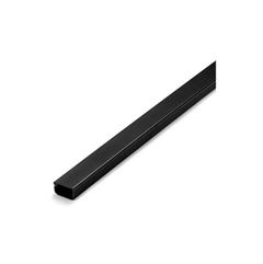 CANALETA 20X10MM 2M COM DIVISORIA COM FITA DUPLA FACE PRETA ILUMI