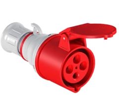PLUG INDUSTRIAL ACOPLAMENTO 32A 3P+T 380/440V VERMELHO ELETROMAR