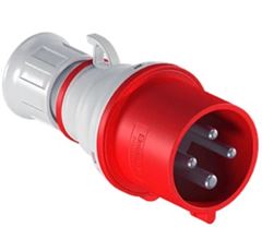 PLUG INDUSTRIAL 16A 3P+T 380/440V VERMELHO ELETROMAR