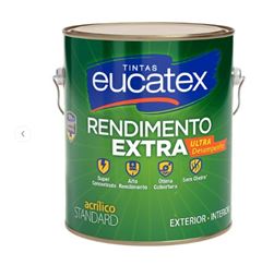 EUCATEX ACRILICO RENDIMENTO EXTRA 3,6L BRANCO FOSCO