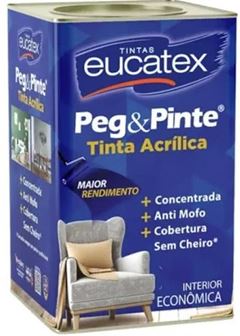 EUCATEX PEG & PINTE ACRILICA 18L PEROLA TAITI