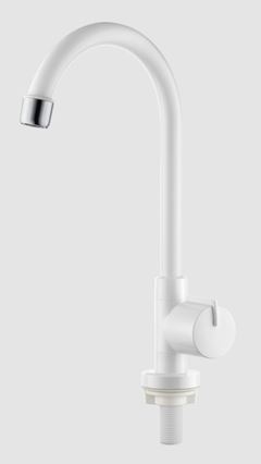 TORNEIRA DE MESA BICA MÓVEL BRANCO MODELO ELBA HERC
