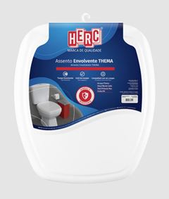 ASSENTO SANITARIO COM TAMPA ENVOLVENTE THEMA BRANCO HERC