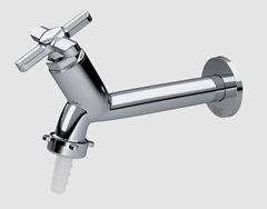 TORNEIRA ABS TANQUE COM BICO CROMADA 15CM SICILIA HERC