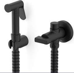 DUCHA HIGIENICA COM DERIVACAO FLOW PRETO MATTE CELITE