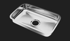 CUBA INOX N.2 56X34X11 RASA FORMINOX