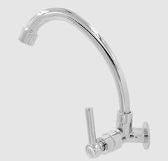 TORNEIRA ABS PAREDE ALAVANCA CROMADA JADDEM