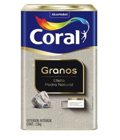 CORAL TEXTURA GRANOS EFEITO PEDRA 22KG NATURAL ESPESSA