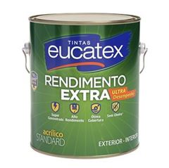 EUCATEX ACRILICO RENDIMENTO EXTRA 3,6L VERMELHO