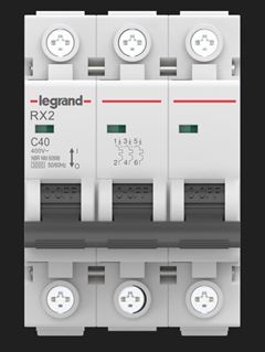 DISJUNTOR TRIPOLAR 40A 3KA CURVA C LEGRAND